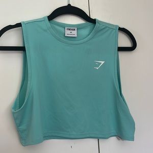 Gymshark aqua tank size xs.